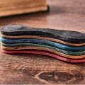 Pikkukuva 5 / 5: Nahkainen magneettinen kirjanmerkki, nahkainen kirjanmerkki, magneettiset kirjanmerkit, käsintehty, 3 kpl musta [DB]