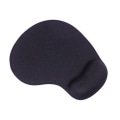 Miniatyrbild 1 av 5: Mjukt silikonmusmatta med ergonomiskt handledsstöd för kontor Black