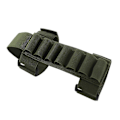 Miniatyrbillede 3 af 5: 1000D Nylon 7 Runder Taktisk Shotgun Skalholder Ammunition Bælte Holder Pose Patron Til Jagt [DB] BK
