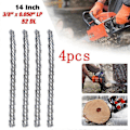 Pikkukuva 1 / 5: 4x sahanteräketju 35cm 52VL 3/8P 1.3mm 14In sopii Makita Einhell Bosch Aldi Dolmar [DB]