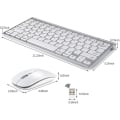 Pikkukuva 4 / 5: Langaton näppäimistö ja hiiri Apple Imac Windowsille tai Androidille (2,4 GHz langaton)