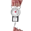 Pikkukuva 2 / 5: Kannettava kalavaaka 50lb/22kg mittanauhalla Ripustuskoukku Vaaka Työkalu [DB] Black