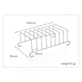 Miniatyrbillede 4 af 5: Toast rack rustfrit stål 1 stk toast rack [Db]