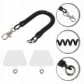 Svart Telefonrem [DB] black