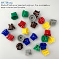 Miniatyrbild 4 av 5: 24-pack Spraymunstycken 110 Graders Fläkt Dimmunstycken Plastmunstycken Spraymunstycksspetsar Kombinationsset för Jordbruk, Skogsbruk [DB]