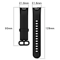 Pikkukuva 4 / 5: Silikoniranneke Xiaomi Mi Watch Lite -kellolle, Vaihtohihnaksi, Lychee-kuvio, Ranneke Xiaomi db:lle Blue