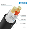 Miniatyrbillede 3 af 5: Speakon Han til XLR 3-Pin Han Højttalerforlængerkabel med Twist Lock [db]