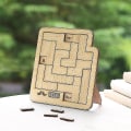 Miniatyrbilde 4 av 5: Daglig kalenderpuslespill i tre, kalenderlek, spill et annet puslespill for å vise db Wood Color
