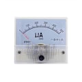 Miniatyrbild 4 av 5: Rektangulär Panelmonterad Strömmätare Amperemeter Testare 50uA 100uA 200uA 500uA [DB] 0-50uA