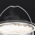 Miniatyrbilde 4 av 5: Dampkokerkurv i rustfritt stål for Instant Cooker med håndtak Trykkoker R