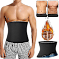 Miniatyrbild 1 av 5: Män Abdomen Reducer Bastu Fitness Svettbälte [db] 2XL-3XL