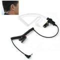 3,5 mm Polis Lyssna Endast Akustisk Rörsnäcka Headset för Motorola Högtalarmikrofon LCD [DB]