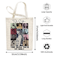 Miniatyrbillede 2 af 5: Taylor Swift Album Inspirerede Tote Bags Til Kvinder, Bærbare Rejseopbevarings Organiser Tasker Musik Elsker Merch Fans Swiftie Gave DB
