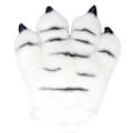 Miniatyrbild 1 av 5: Simulerade Djur Klohandskar Söta Tigerklo Plyschhandskar Varulvskostymhandskar [db] White