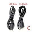 Miniatyrbilde 3 av 3: 1 stk Din6-USB kabeladapter for Thrustmaster TH8A-tilkobling Passer TSSH TSSH+/ Present [DB] 1 set