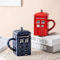 Miniatyrbilde 3 av 4: Getit Doctor Who Tardis Tekanne, Dr182 db red