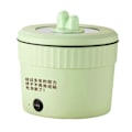 Miniatyrbild 1 av 5: Elektrisk Gryta Non-Stick Ramen Kokare Multifunktionell Gryta för Wok Stek Nudlar Ramen Kokare db Green 1.8L Kimchi Pot
