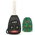 Pikkukuva 1 / 5: BEST KEY Kauko-ohjain Avain Dodge RAM JEEP Commander Compass Grand Cherokee Liberty Wrangler Chrysler KOBDT04A ID46 315/433 Mhz [DB] 4BUTTONS