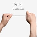 Miniatyrbillede 5 af 5: 80cm til DJI Mavic Mini/Air/2/Pro/Spark Nylon Line Fjernbetjening USB Opladerkabel [db]