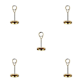 Miniatyrbilde 1 av 4: 1/2/3/5 Bordnummerholder i Rustfritt Stål, Skiltstativ, Fotostativ for [DB] Gold 10cm 5PCS