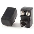 Miniatyrbilde 2 av 2: 2 x Push-On Antenne Matching Transformer 300/75 Ohm TV F Koaksial Adapter [DB]