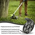 Miniatyrbild 3 av 5: 4 st f016f05320 ersättningsspolskydd, Bosch f016f05320 trimmer spolskydd för Bosch EasyGrassCut [DB]