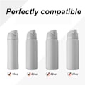 Miniatyrbilde 4 av 5: 4 stk. erstatningspropper for Owala FreeSip 24Oz 32Oz, reservedeler til vannflasketopplokk [db] black