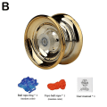 Miniatyrbillede 1 af 5: Professionel Yoyo Bold, Magisk Legetøj, Magisk Metal Magisk Trick, Holdbar Metal Yoyo Return Db L Golden