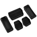 Miniatyrbild 2 av 3: Aluminium Aolly Bilgaspedaler Bromspedal Kopplingspedaler för Ford Focus 2 Focus 3 Kuga Escape St 2009-2017 [DB] Black ST 2Pcs AT