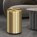 Miniatyrbilde 4 av 4: Søppelbøtte i rustfritt stål med 9 liters kapasitet - Holdbar og rustfri  [dB} 9L Gold