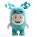 Miniatyrbild 2 av 5: 24cm Cartoon Oddbods Anime Plysch Leksak Treasure of Soldiers Monster Mjuk Plysch Leksak Fuse Bubbles Zeke Jeff Dockan för Barn Present DB Green 18m