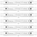 Pikkukuva 1 / 5: 6 kpl R7s Halogeeni Lamppu 118mm 230W Himmennettävä 230V 4650lm 2800k Lämmin Valkoinen Energiansäästöinen Volframi Lineaariset Lamput Valokeila J118 [Db] 118mm