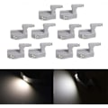 Miniatyrbilde 2 av 5: 10 stk Smart Touch Sensor Skap LED Lys Hengsel Lys db Warm White