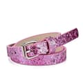 Glitterbælte til børn - Stilfuldt tilbehør til jeans og kjoler [DB] 82cm Glitter Pink