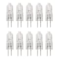 Miniatyrbilde 1 av 5: 10 X G4 Halogen Lys Lampe Belysning 10w Varm Hvit [db]
