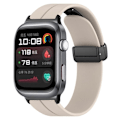 Miniatyrbillede 3 af 3: Til Huawei Watch D2 Magnetisk Foldespænde Silikone Urrem Udskiftningsarmbånd [db] Multicolor Style D