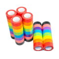 Pikkukuva 3 / 5: Värillinen Maskinnauha Monipakkaus Värikäs Käsityönauha Elävä Sateenkaari Nauha [DB] 12 rolls of color 25MM by 13M