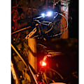 Miniatyrbilde 2 av 5: Barnesykkel Lampe Marihøneformet Frontlykt Baklykt Sparkesykkel Deler Db Blue Red light