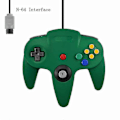 Miniatyrbillede 1 af 5: 2-pak Klassisk Kablet N64 Controller Retro Spil 64-bit Gamepad Joystick Erstatning [Db] 04 1pc