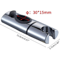 Miniatyrbild 2 av 5: Krom ABS Duschmunstyckshållare Duschhållare Clip-on Duschstång Handduschhållare 360 Rotation för Badrum Oval,S [DB] As shown As shown