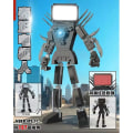 Miniatyrbild 2 av 5: Skibidi Toalett Leksak Byggsten Titans Kameraman Tv Man Cameraman Speakerman Skibidi Toalett Klocka Man Titans Borr Högtalare Db a