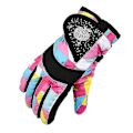 Miniatyrbilde 1 av 2: Vanntett varme hansker for jenter og gutter, vinterprofesjonelle skihansker, snøbarnshansker, vindtette skihansker, snowboardhansker, ridehansker DB Color Block M
