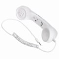 Pikkukuva 1 / 5: 3,5 mm Retro Matkapuhelimen Vastaanotin Puhelinkuuloke Mikrofonilla [db] White