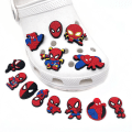 Pikkukuva 1 / 5: 13 kpl Spider-man-supersankari-teemaiset Crocs-kenkäkorut DIY-tukko-sandaalien koristeluun Kenkien lisävarusteet Lahjasetti [DB]