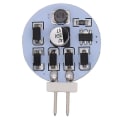 Miniatyrbillede 3 af 5: Varme hvide G4 runde LED-lamper, 2W erstatter 20W base halogenpære, 12V AC/10-30V DC, G4 lyskilde til indbygget underskabsbelysning, 6 stk Db