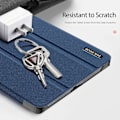 Miniatyrbild 4 av 5: Fodral för Lenovo Tab K11 Plus Tri-Fold Ställ Läderfodral Auto Wake/Sleep [DB] Blue
