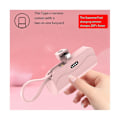 Miniatyrbillede 4 af 5: 5000mah indbygget kabel powerbank bærbar oplader til Iphone12 13 14 Mix Fold Backup -type-c stik