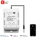 Miniatyrbillede 3 af 4: Wifi Temperatur Switch 16a Tuya Rf433 Intelligent Termostat Ds18b20 Temperatur Sensor Vandtæt Realtidsmonitor [DB]