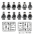 Miniatyrbillede 2 af 4: Sæt med 18 minifigurer  Serie Skurk Minifigurer Byggeklodser Legetøj Db