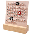 Miniatyrbilde 1 av 5: Tretre skrivebordskalender Evigvarende kalender Retro Hjem Unike gaver, månedsdatodisplay, skrivebordsdekorasjon